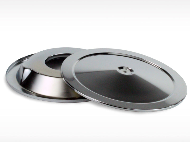 AFE Universal Pro Dry S Filter - aFe MagnumFLOW Air Filters Round Racing A/F Chrome Top & Base 14 w/7/8 Drop