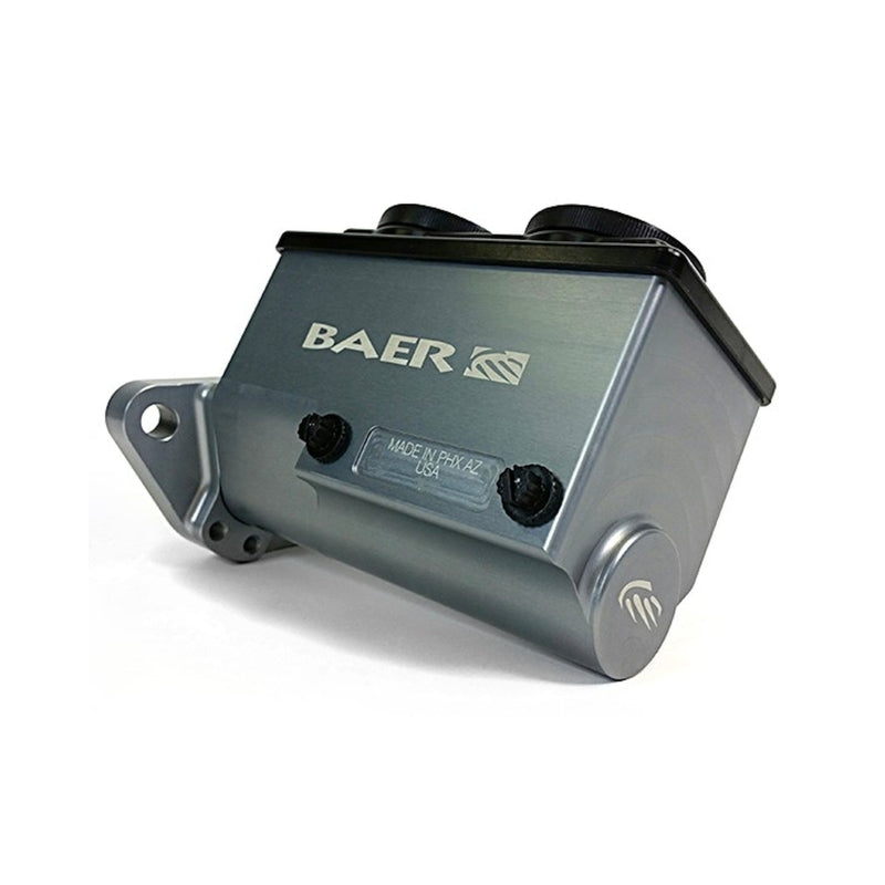 BAE Master Cylinder Kits - Baer Brakes GM/Ford 15/16in Bore Remaster 2-Bolt Right Port Master Cylinder Assembly - Gray
