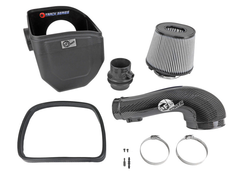 AFE Track Series Intake - aFe 19-23 Nissan Patrol 4.8L L6 Track Series Carbon Fiber Intake System w/Pro DRY S Filter