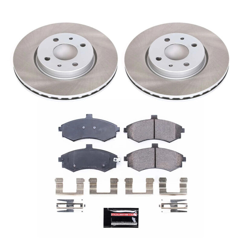 PSB Semi-Coated Rotor Kits - Power Stop 1996 Subaru Legacy Front Semi-Coated Rotor Kit