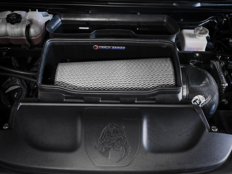 AFE Track Series Intake - aFe 21-23 RAM 1500 TRX Track Series Carbon Fiber Cold Air Intake System w/ Pro DRY S