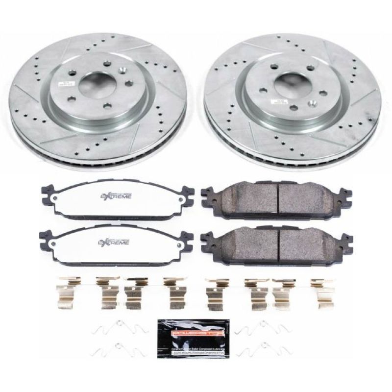 PSB Z36 Truck & Tow Kit - Power Stop 11-19 Ford Explorer Front Z36 Truck & Tow Brake Kit