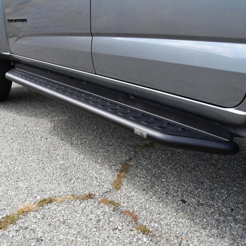 WES Running Boards - Outlaw - Westin 15-24 GMC Canyon Crew Cab Outlaw Running Boards - Textured Black