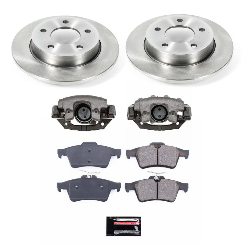 PSB Autospecialty Kit w/Cals - Power Stop 10-13 Mazda 3 Rear Autospecialty Kit w/Calipers
