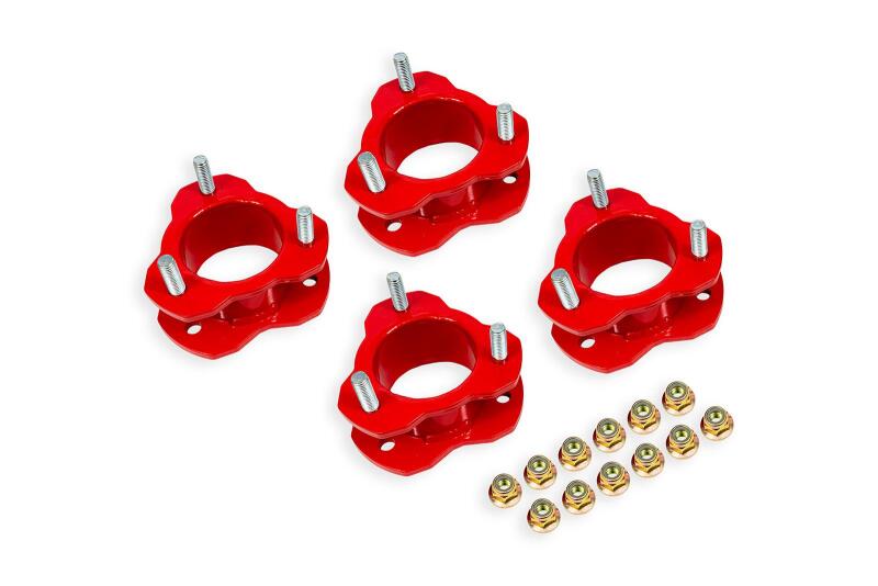 BMR Shock Bushing Kits - BMR 21-25 Ford Bronco (Exc. Bronco Sport) 2in Leveling Kit - Red