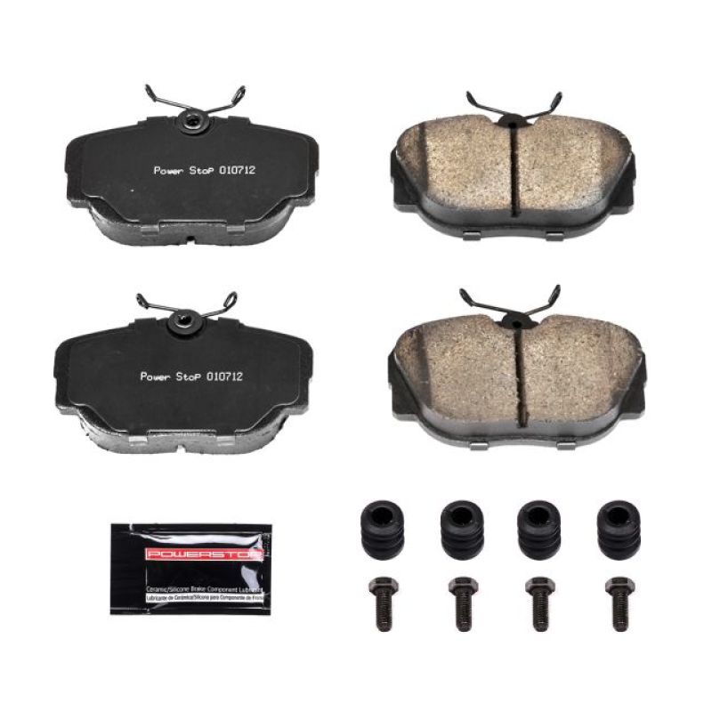 PSB Z23 Evolution Brake Pads - Power Stop 1991 BMW 318i Front or Rear Z23 Evolution Sport Brake Pads w/Hardware