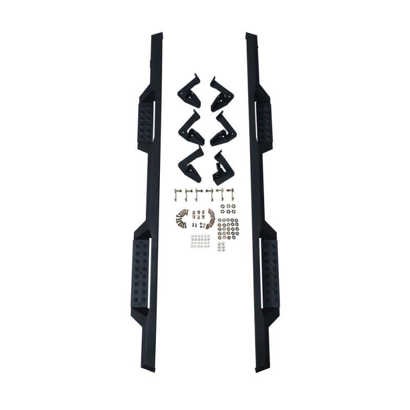 WES Nerf Bars - HDX Drop - Westin/HDX 17-18 Ford F-150 SuperCab Drop Nerf Step Bars - Textured Black