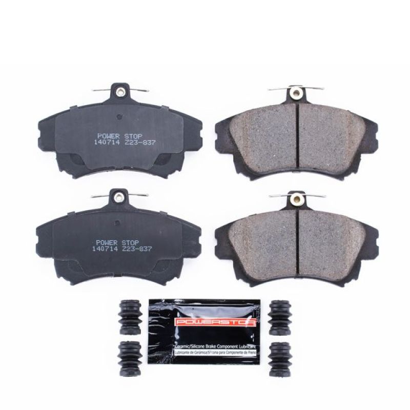 PSB Z23 Evolution Brake Pads - Power Stop 00-04 Volvo S40 Front Z23 Evolution Sport Brake Pads w/Hardware