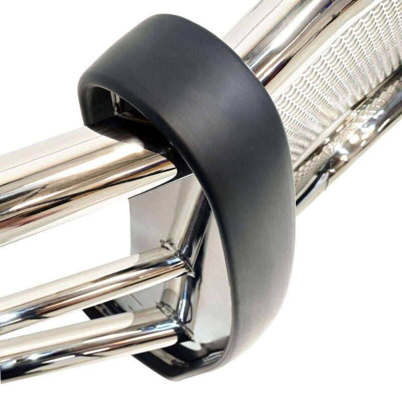 WES HDX Grille Guards - Westin 23-24 F250/350 HDX 1 Piece Grille Guard Polished Stainless Steel