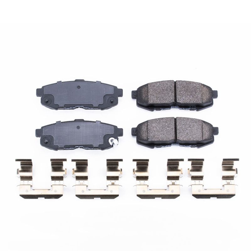PSB Z17 Evolution Brake Pads - Power Stop 04-06 Mazda MPV Rear Z17 Evolution Ceramic Brake Pads w/Hardware