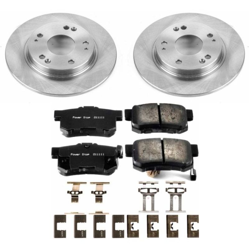 PSB Autospecialty Kit - Power Stop 11-15 Honda CR-Z Rear Autospecialty Brake Kit