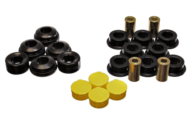 ES Cntrl Arm Bushings - Black - Energy Suspension 01-05 Honda Civic/CRX / 02-05 Civic Si Black Rear Control Arm Bushing Set