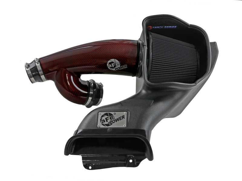AFE Track Series Intake - aFe 17-24 Ford F-150 Track Series Red Kevlar Carbon Fiber C/A Intake System w/Black Pro 5R Filter