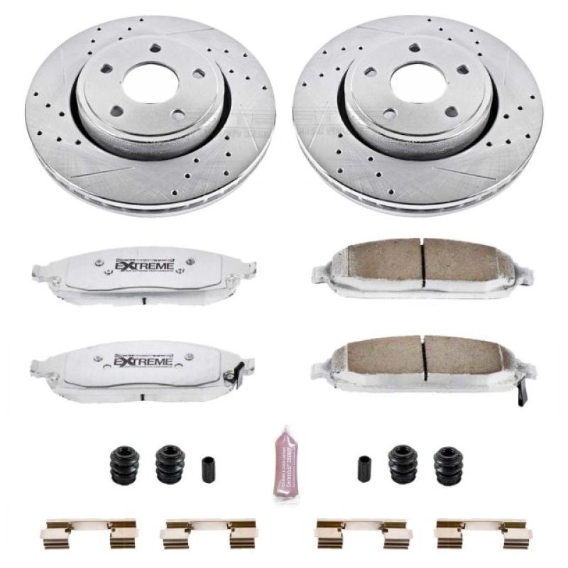 PSB Z26 Street Warrior Kit - Power Stop 06-10 Jeep Commander Front Z26 Street Warrior Brake Kit