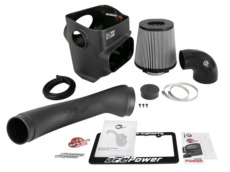 AFE Magnum FORCE Stage-2 Cold Air Intakes - aFe Magnum FORCE Stage-2 Cold Air Intake System w/ Pro DRY S Media 16-19 Nissan Titan XD V8-5.0L(td)