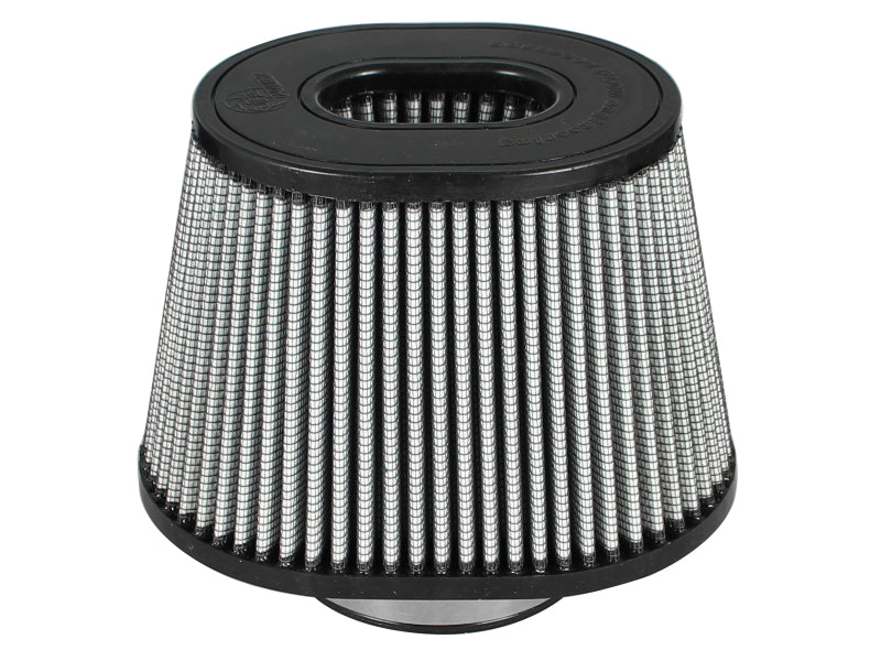 AFE Universal Pro Dry S Filter - aFe MagnumFLOW Pro Dry S Air Filters 4F x (9x6-1/2)B x (6-3/4x5-1/2)T (INV) x 6-1/8 H in