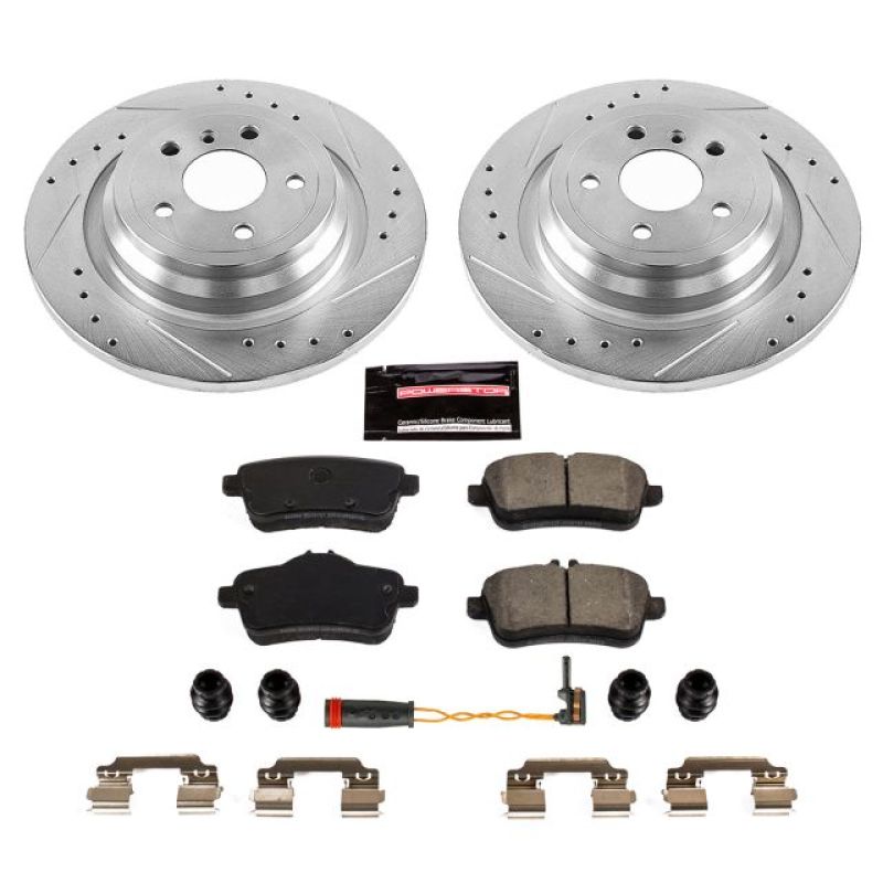 PSB Z23 Evolution Kit - Power Stop 2016 Mercedes-Benz GLE300d Rear Z23 Evolution Sport Brake Kit