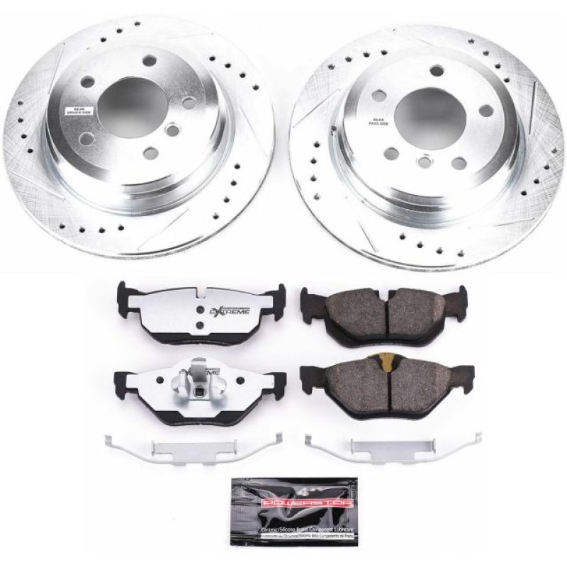 PSB Z26 Street Warrior Kit - Power Stop 13-15 BMW X1 Rear Z26 Street Warrior Brake Kit