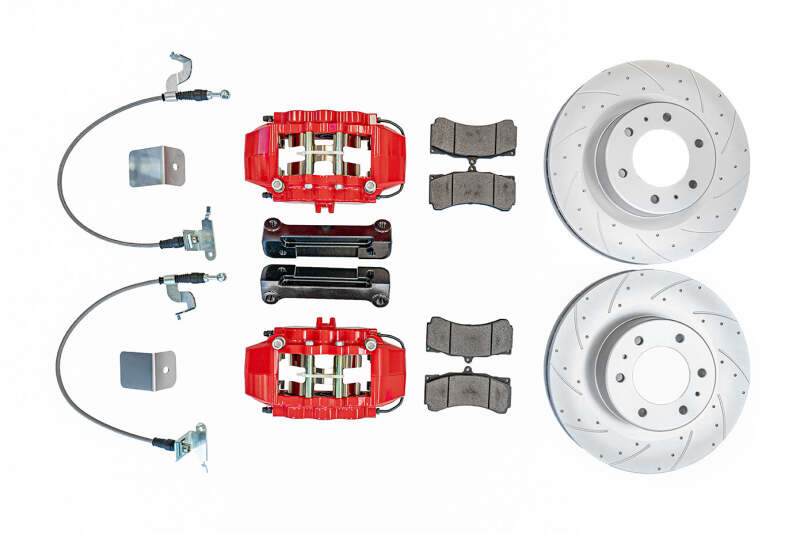 PED Brake Kits - Pedders 2019+ Ford Ranger Front TrakRyder eXtreme Brake Kit