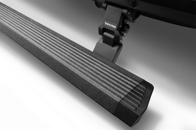 GOR RealTruck VoltStep Running Boards - RealTruck 18-24 Jeep Wrangler 4dr VoltStep Electric Running Board Kit - Bedliner Coating
