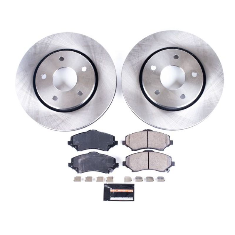PSB Autospecialty Kit - Power Stop 08-16 Chrysler Town & Country Front Autospecialty Brake Kit