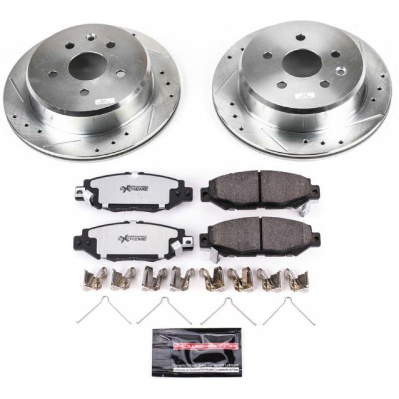 PSB Z26 Street Warrior Kit - Power Stop 92-98 Lexus SC300 Rear Z26 Street Warrior Brake Kit