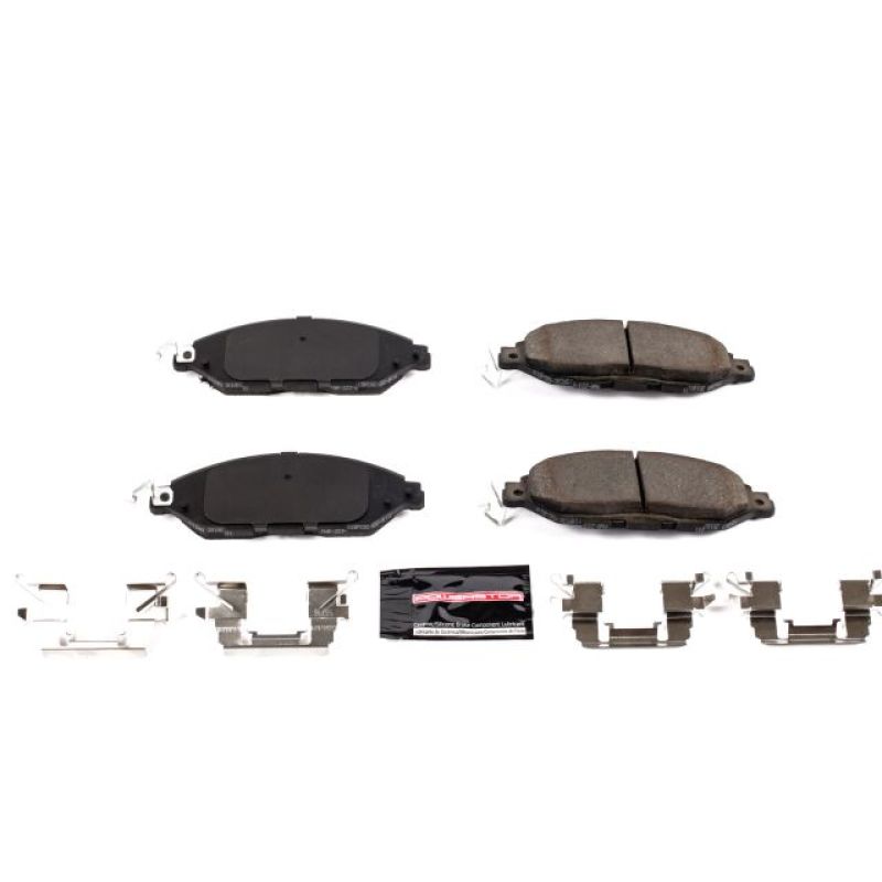 PSB Z23 Evolution Brake Pads - Power Stop 2013 Infiniti JX35 Front Z23 Evolution Sport Brake Pads w/Hardware