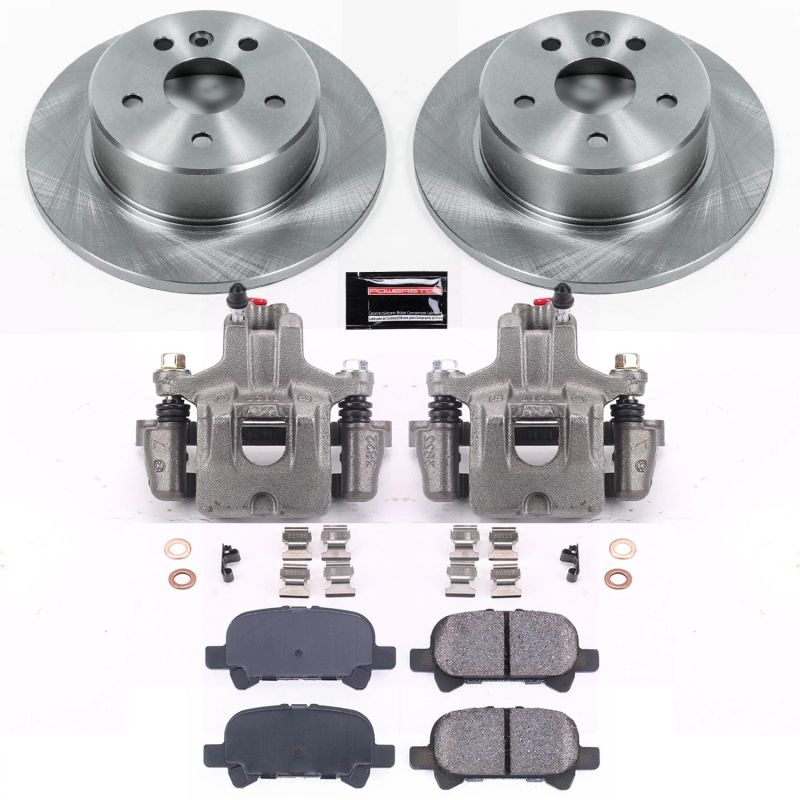 PSB Autospecialty Kit w/Cals - Power Stop 00-04 Toyota Avalon Rear Autospecialty Brake Kit w/Calipers