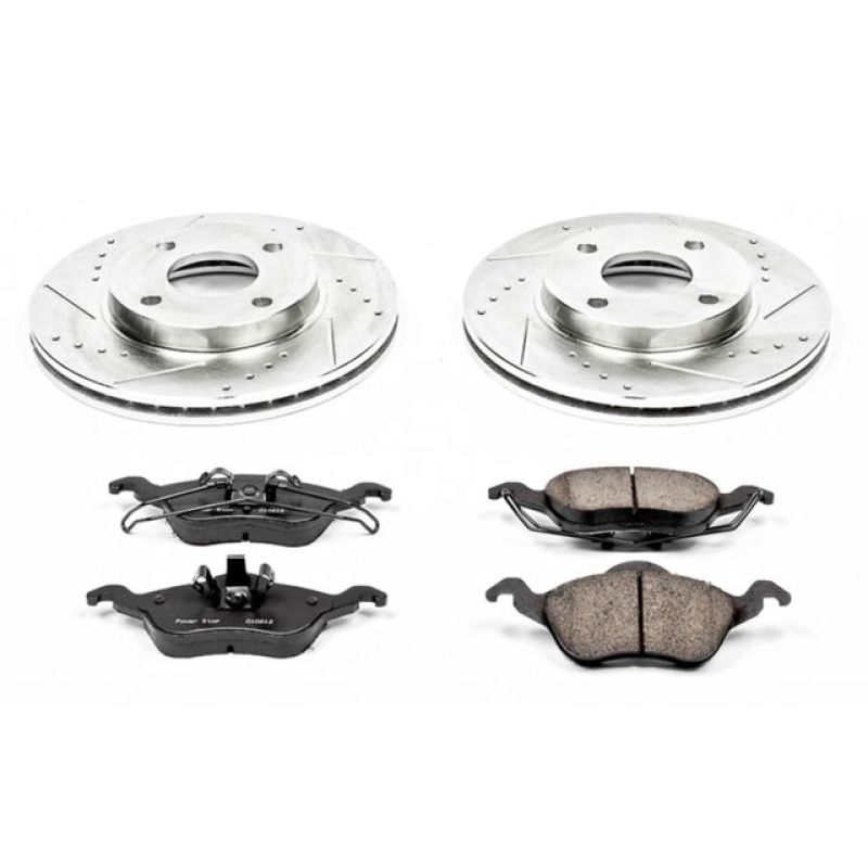 PSB Z23 Evolution Kit - Power Stop 00-04 Ford Focus Front Z23 Evolution Sport Brake Kit