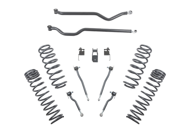BT Lift Kit w Shocks - Belltech 18-19 Wrangler Rubicon JL 4dr 4in. Lift Lift Kit