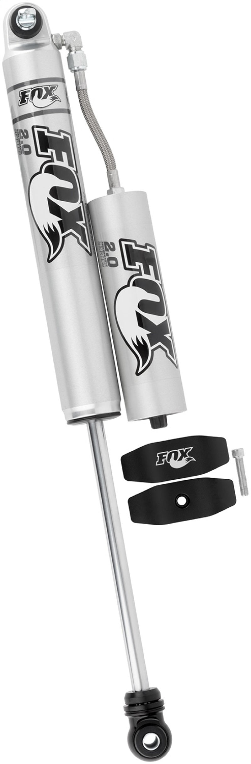 FOX 2.0 Perf Shock - Fox 07+ Jeep JK 2.0 Performance Series 10.1in. Smooth Body Remote Res. Rear Shock / 2.5-4in. Lift