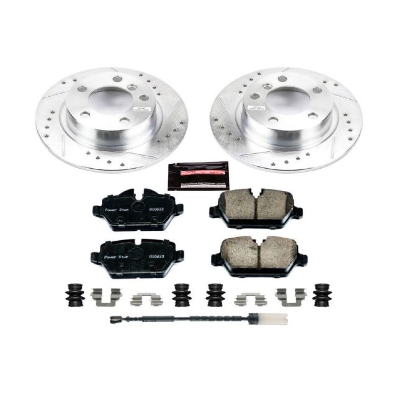 PSB Z23 Evolution Kit - Power Stop 11-16 Mini Cooper Countryman Rear Z23 Evolution Sport Brake Kit