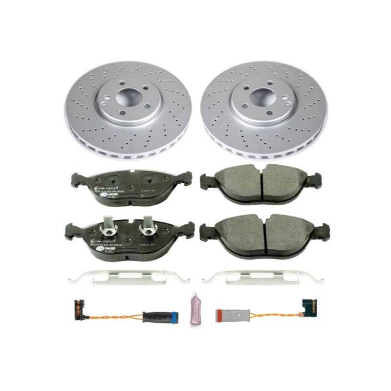 PSB Euro-Stop Kit - Power Stop 04-05 Mercedes-Benz E500 Front Euro-Stop Brake Kit