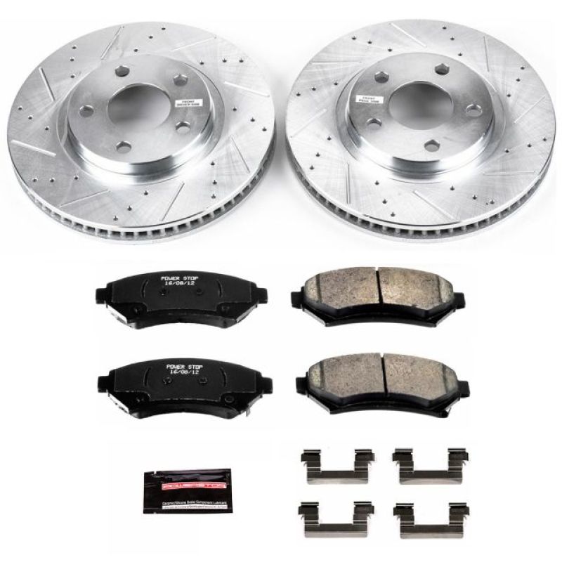 PSB Z23 Evolution Kit - Power Stop 00-04 Buick LeSabre Front Z23 Evolution Sport Brake Kit
