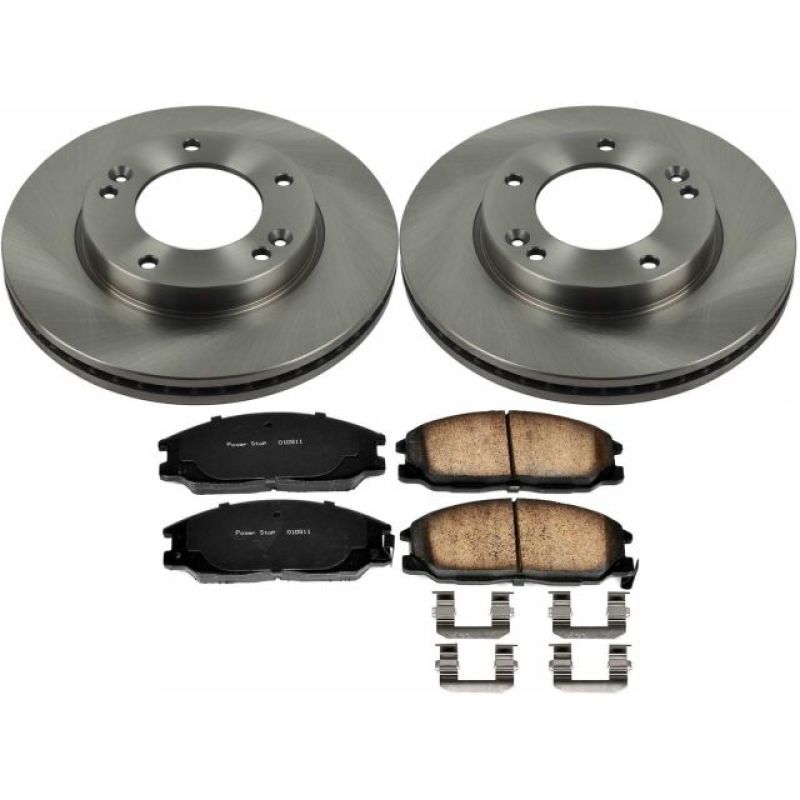 PSB Autospecialty Kit - Power Stop 07-09 Kia Sorento Front Autospecialty Brake Kit