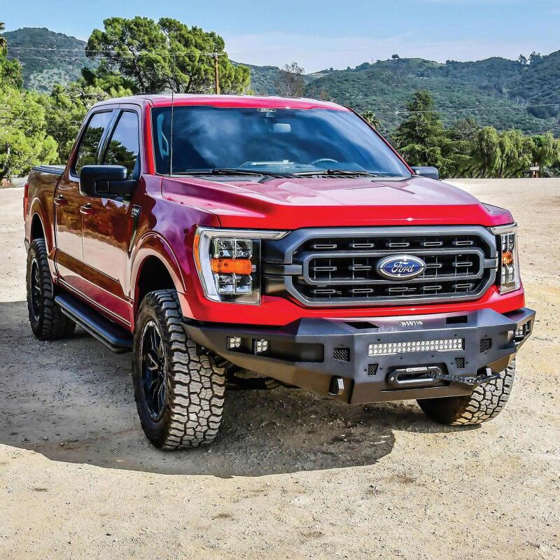 WES Pro-Series Bumpers - Westin 21-23 Ford F-150 (Excl. 2022+ Lightning EV) Pro-Series Front Bumper - Tex. Blk