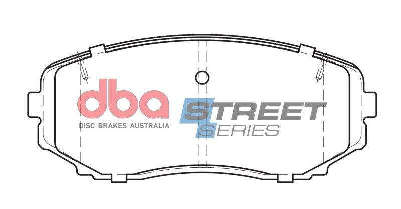 DBA Street Series Brake Pads - DBA 07-14 Ford Edge AWD Street Series Front Brake Pads