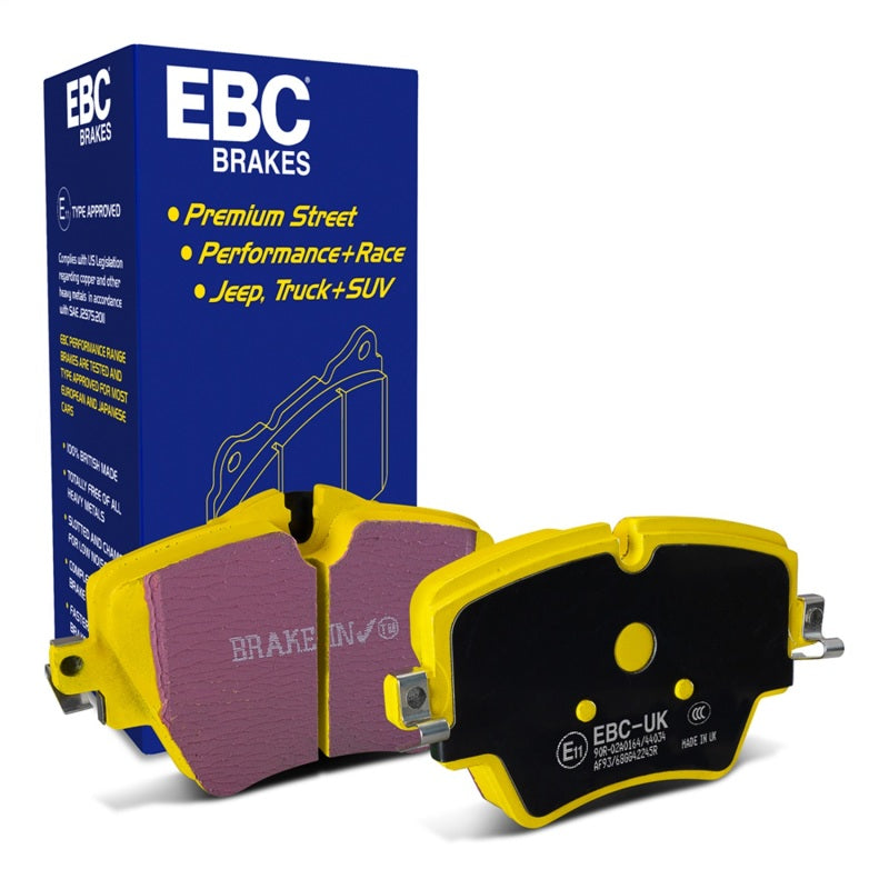 EBC Yellowstuff Brake Pad Sets - EBC 16-17 BMW X1 XDrive28i Yellowstuff Front Brake Pads