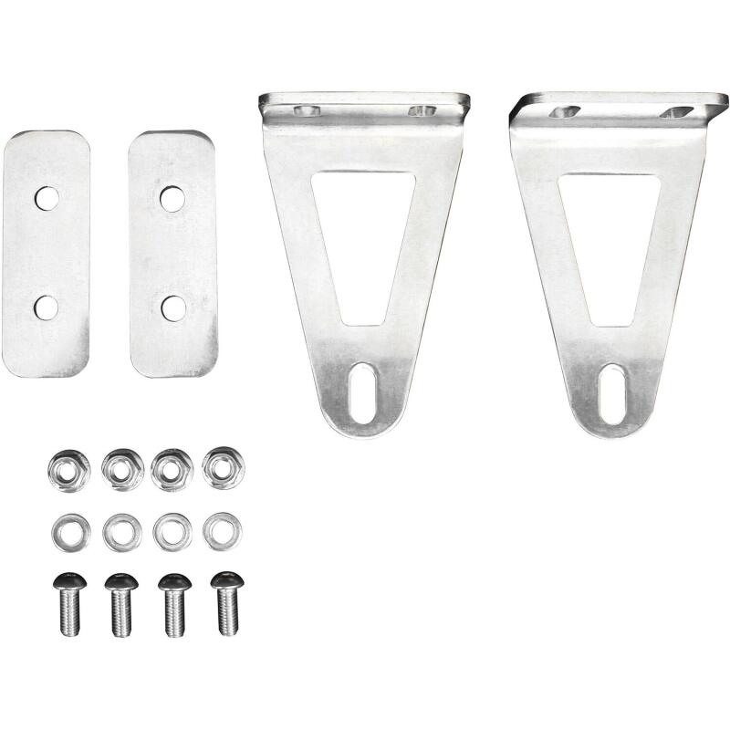 WES HDX Grille Guards - Westin HDX Grille Guard LED Light Bracket for 20 or 30 inch LED Bar - Stainless Steel