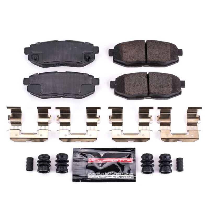 PSB Z23 Evolution Brake Pads - Power Stop 13-16 Scion FR-S Rear Z23 Evolution Sport Brake Pads w/Hardware