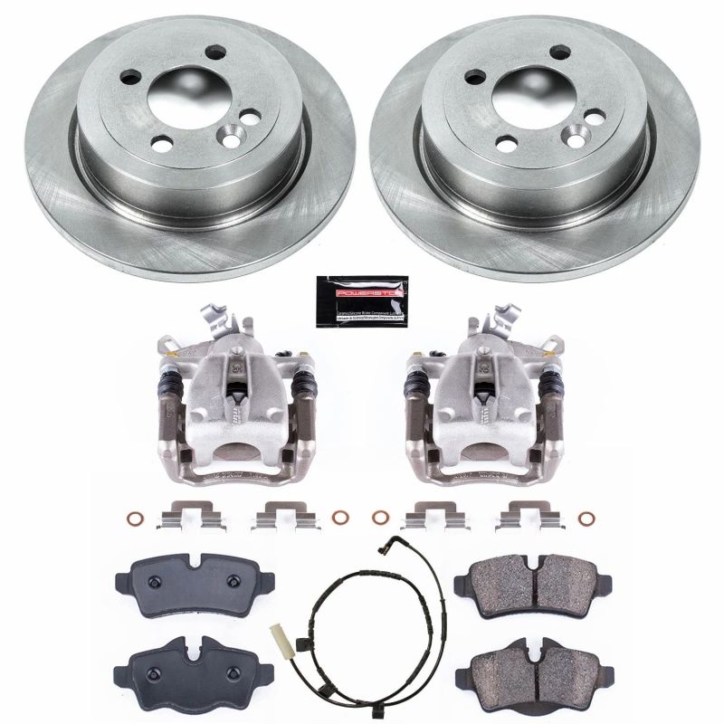 PSB Autospecialty Kit w/Cals - Power Stop 07-10 Mini Cooper Rear Autospecialty Brake Kit w/Calipers