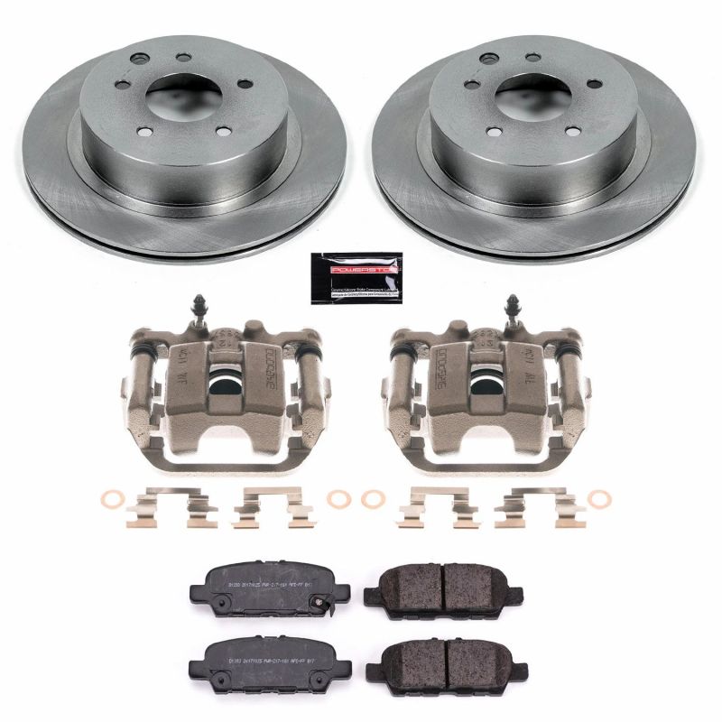 PSB Autospecialty Kit w/Cals - Power Stop 11-19 Nissan Leaf Rear Autospecialty Brake Kit w/Calipers