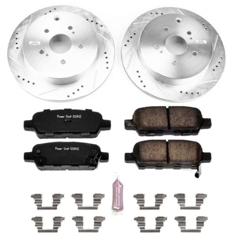 PSB Z23 Evolution Kit - Power Stop 09-13 Suzuki Grand Vitara Rear Z23 Evolution Sport Brake Kit