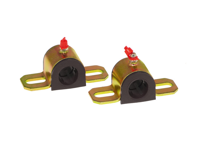 PRO Sway/End Link Bush - Blk - Prothane Universal Greasable Sway Bar Bushings - 22MM - Type A Bracket - Black