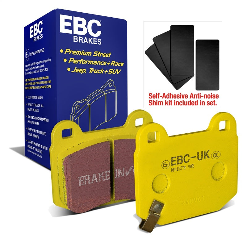 EBC Yellowstuff Brake Pad Sets - EBC 03-04 Infiniti G35 3.5 (Manual) (Brembo) Yellowstuff Rear Brake Pads