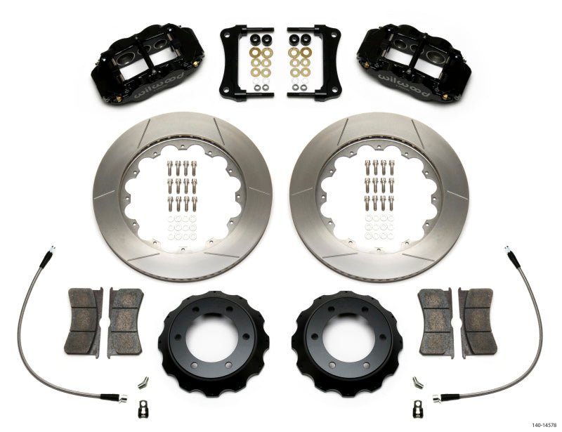 WIL Superlite Brake Kit - Wilwood Narrow Superlite 6R Front Kit 14in Slotted Rotor w/ Lines 05-15 Toyota Tacoma
