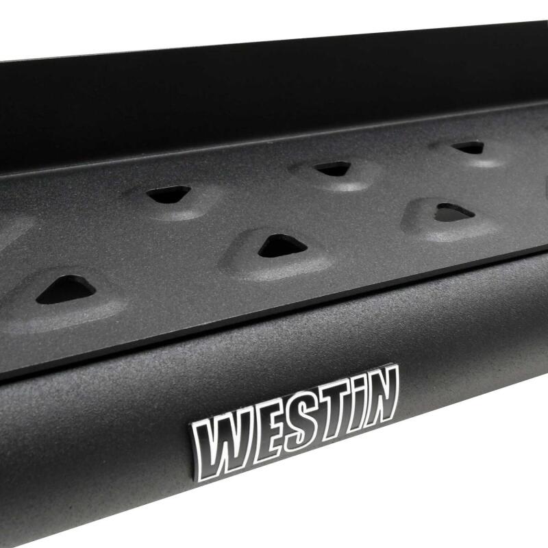 WES Running Boards - Outlaw - Westin 2024 Toyota Tacoma Double Cab Outlaw Running Boards - Textured Black