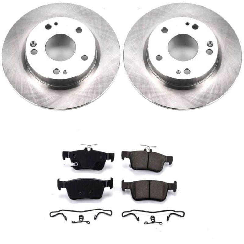 PSB Autospecialty Kit - Power Stop 16-19 Honda Civic Rear Autospecialty Brake Kit