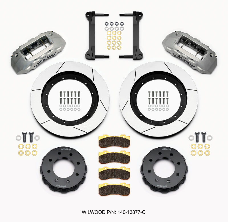 WIL TX6R Brake Kit - Wilwood TX6R Front Kit 16.00in Clear Ano 1999-2010 GM H2 Truck/SUV 2500