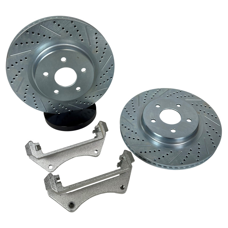 BAE Claw Performance Rotors - Baer Brakes 18-25 Jeep Wrangler JL/20-25 Gladiator JT Big Claw Performance Front Rotors